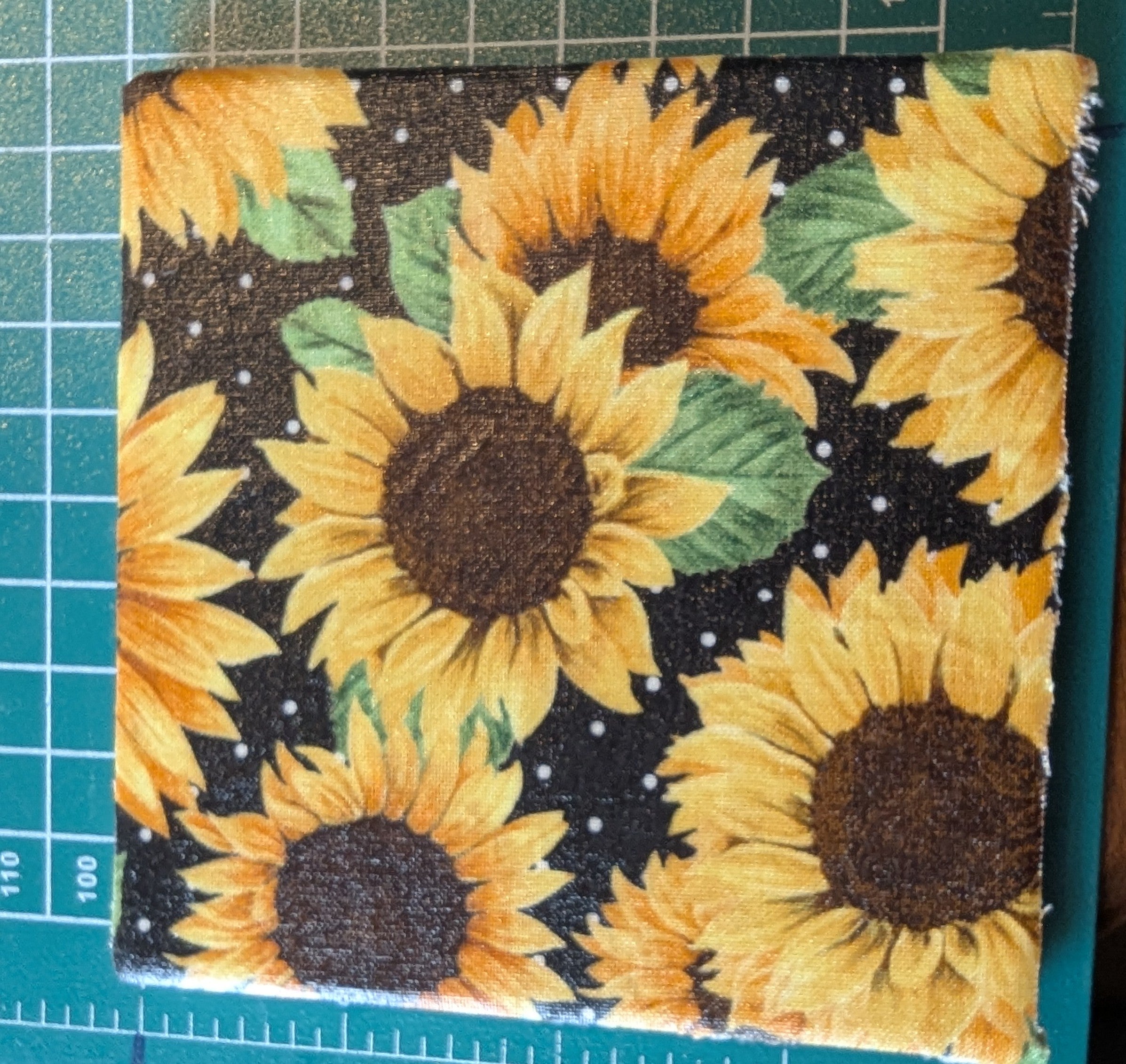 Sunflower drink coaster