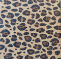 Leopard print drink coaster