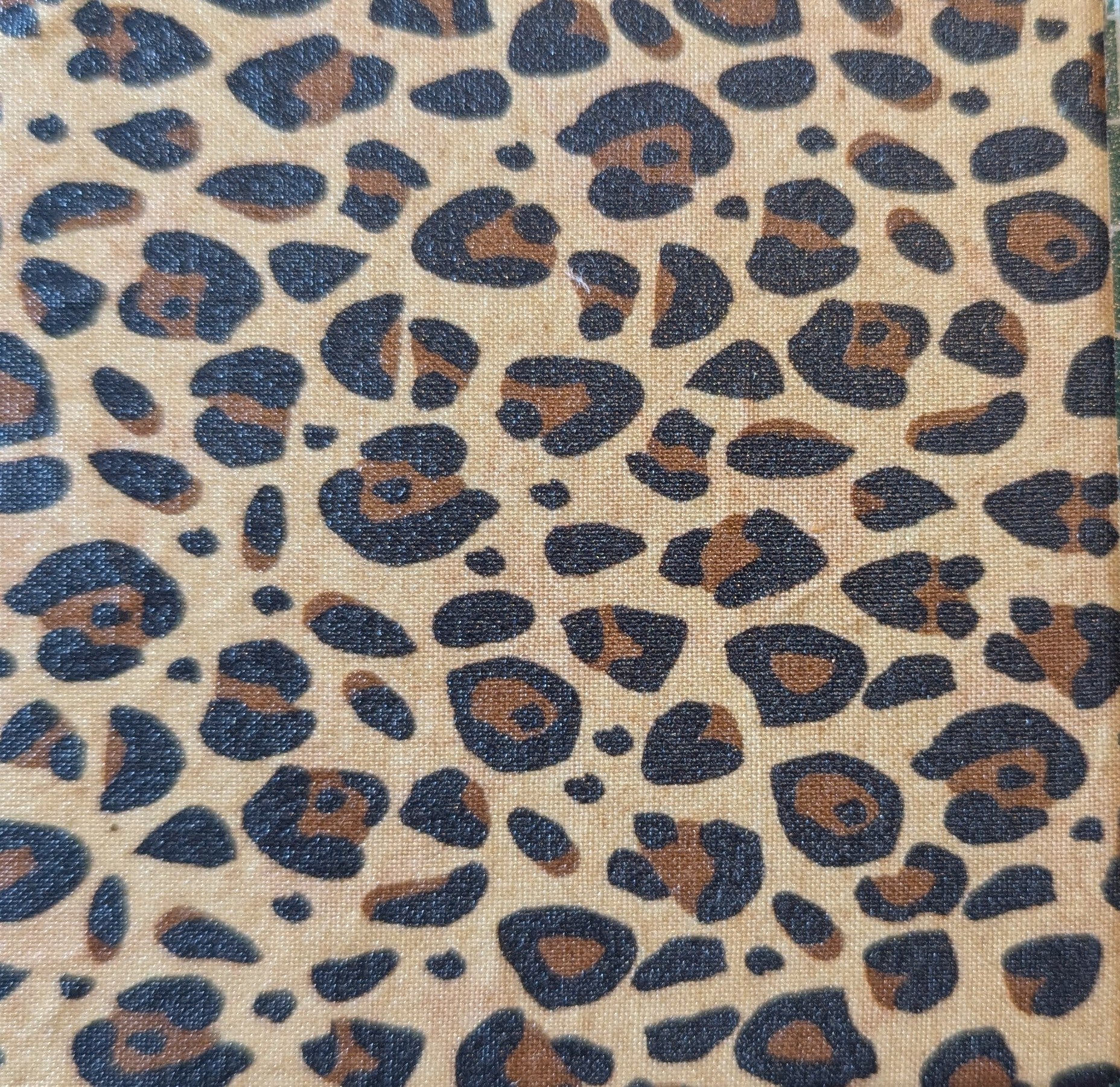 Leopard print drink coaster