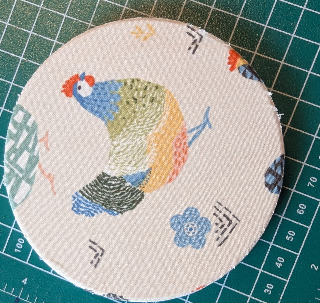 Chicken drink coaster set of 4