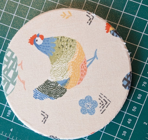 Chicken drink coaster set of 4