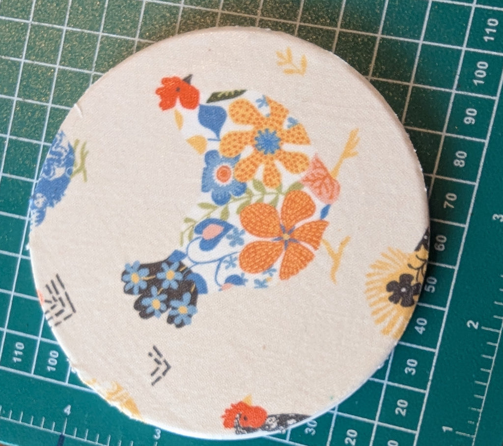 Chicken drink coaster set of 4