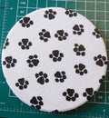 Cat print drink coaster